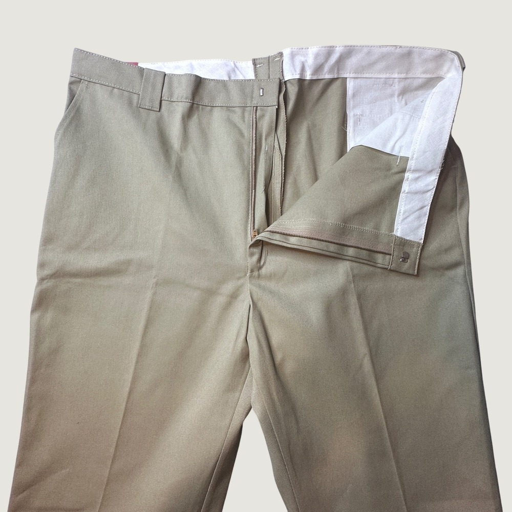 Red Kap Pants Mens 48x37U PT62KH2 Khaki Unfinished Hem Industrial Work NEW